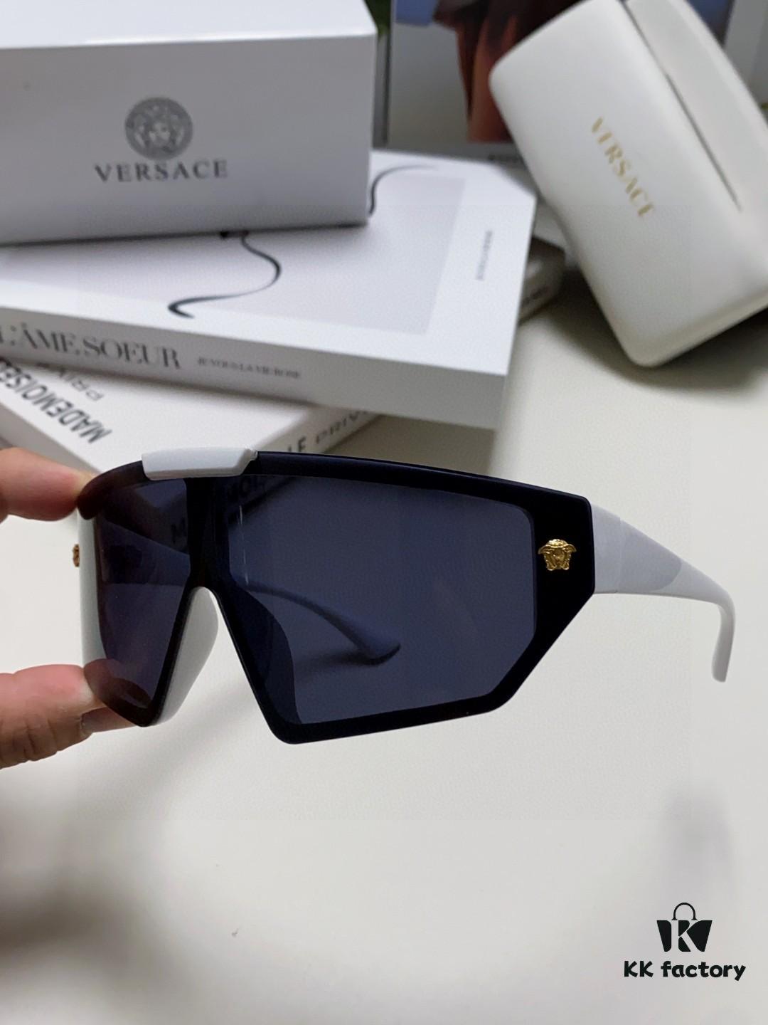 VERSACE Versace [2025 Spring/Summer New Arrival] Unisex Sunglasses, Integrated Mask-Style Goggles