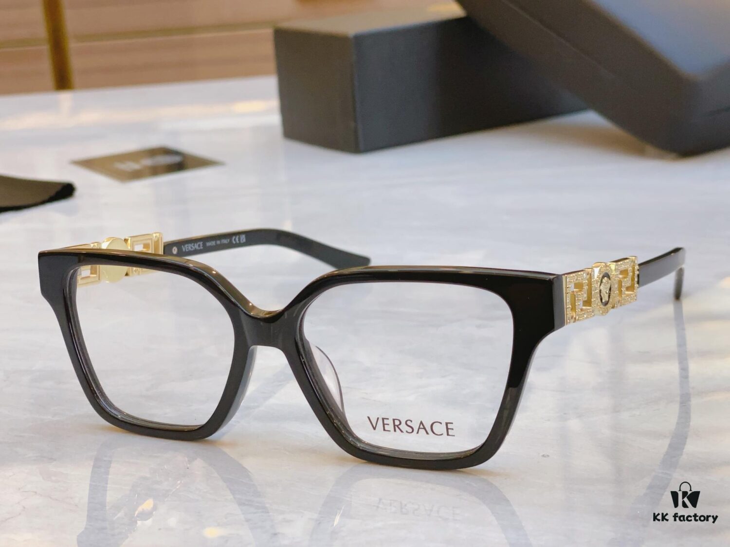 VERSACE New Model Sunglasses, MODEL: VE3358B, SIZE: 52-17-145