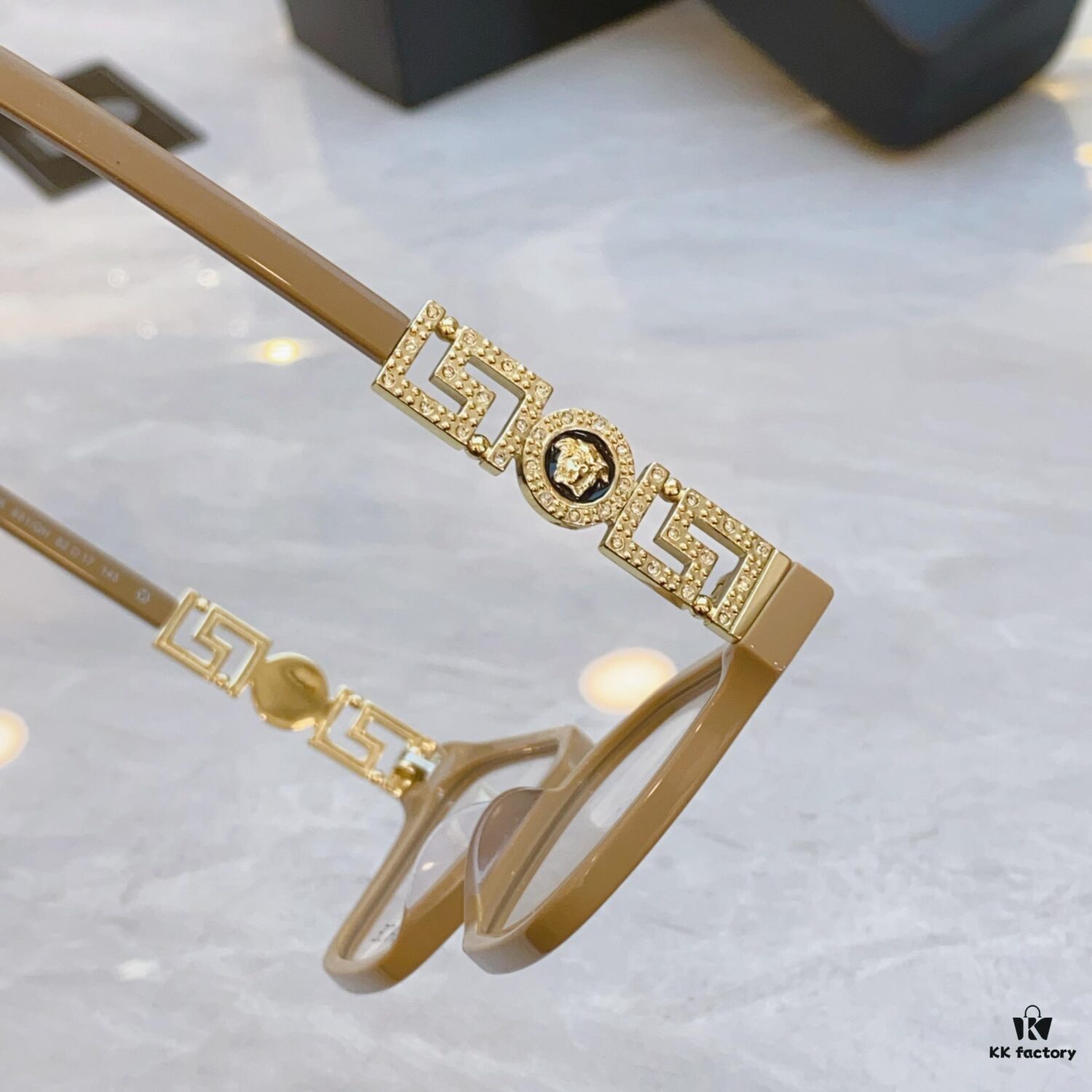 VERSACE New Model Sunglasses, MODEL: VE3358B, SIZE: 52-17-145