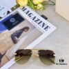 Versac* New Arrival Metal Sunglasses Fashion Trend Unisex Aviator Shades European and American Business Retro Sun Glasses