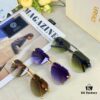 Versac* New Arrival Metal Sunglasses Fashion Trend Unisex Aviator Shades European and American Business Retro Sun Glasses