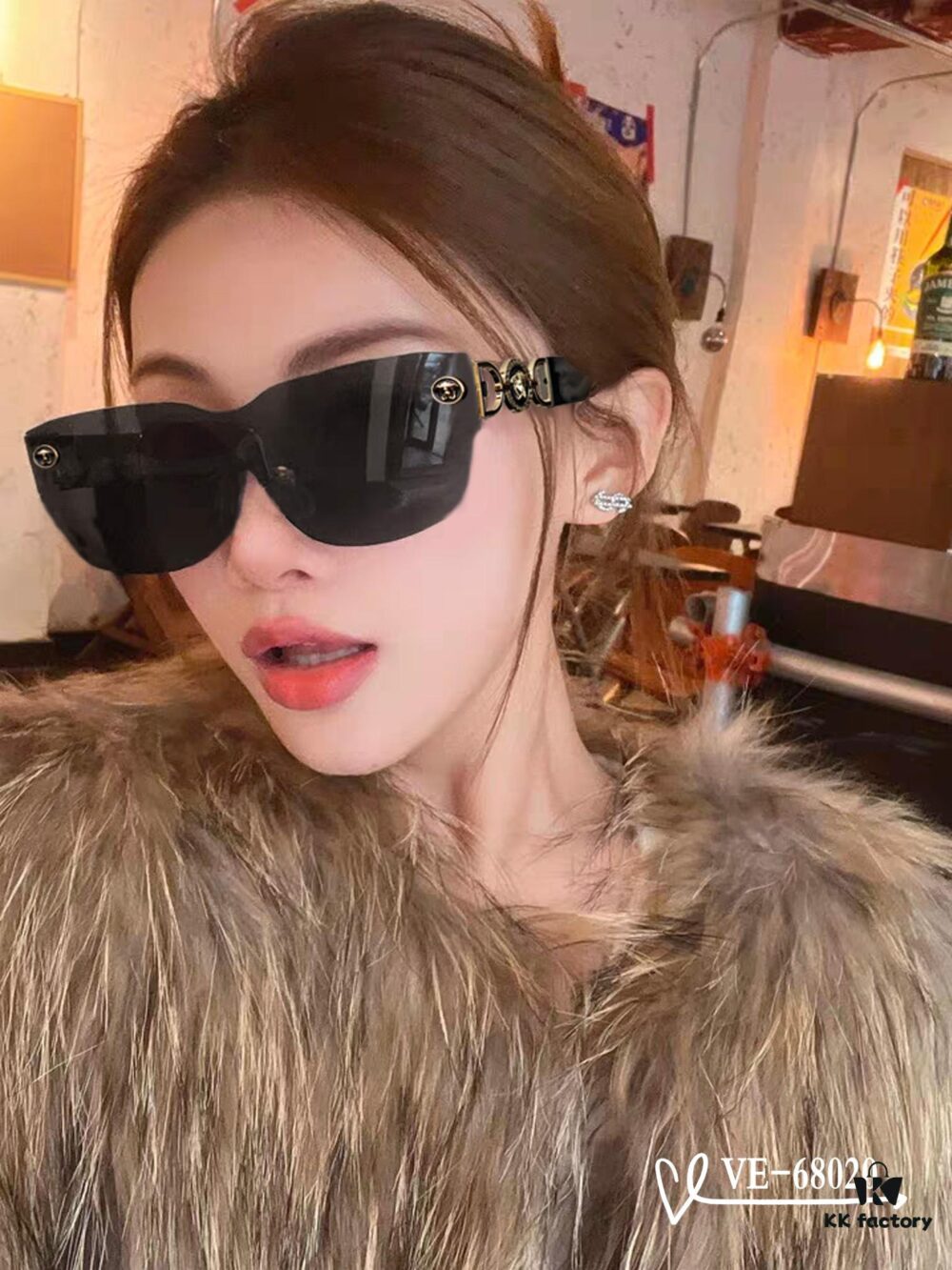 Versace - TR90 Lightweight Sunglasses with Polarized Lenses, Model 68020