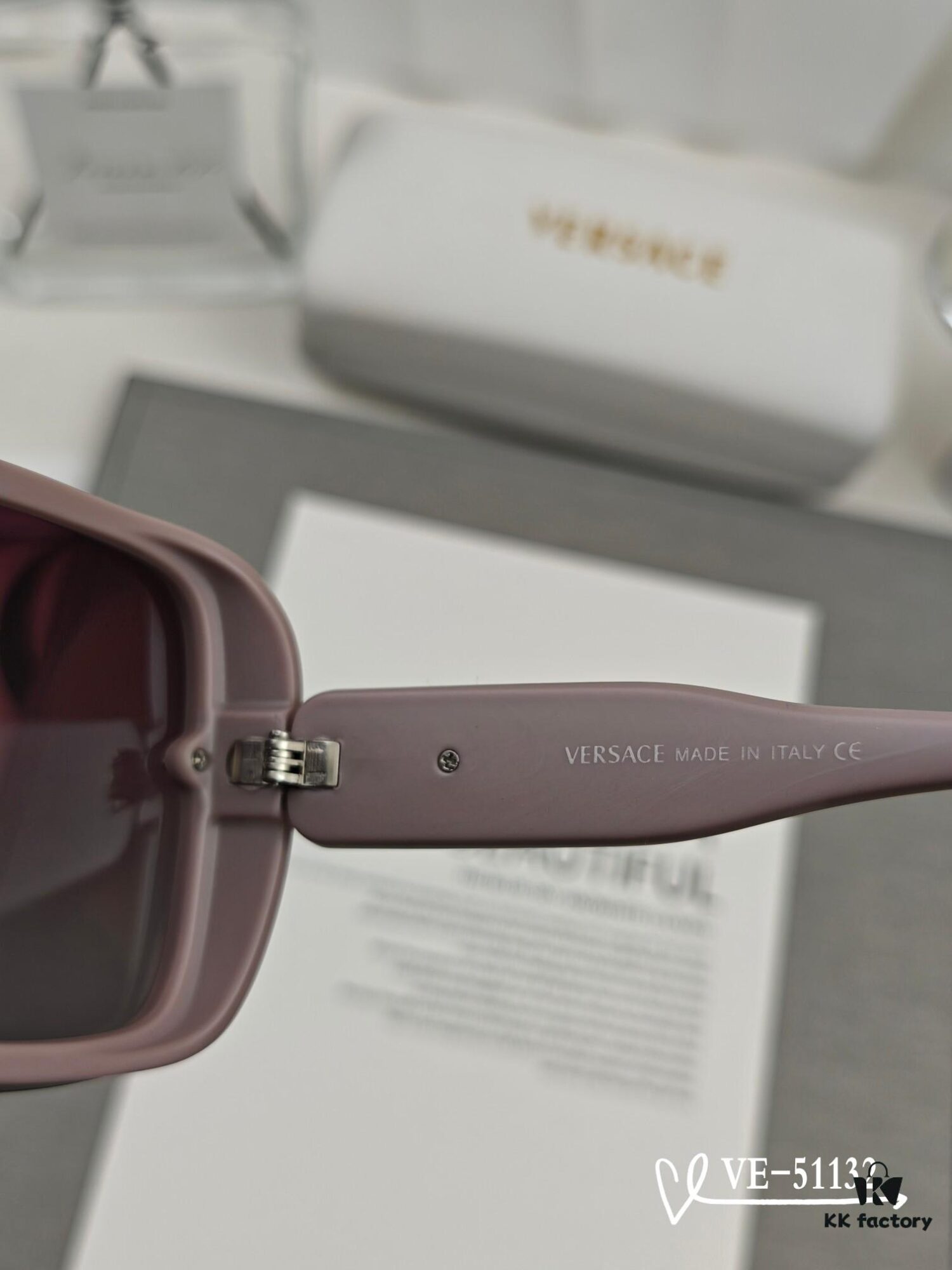 Versace - TR90 Lightweight Sunglasses with Polarized Lenses, Stylish Design for Travel and Driving, Model 51132