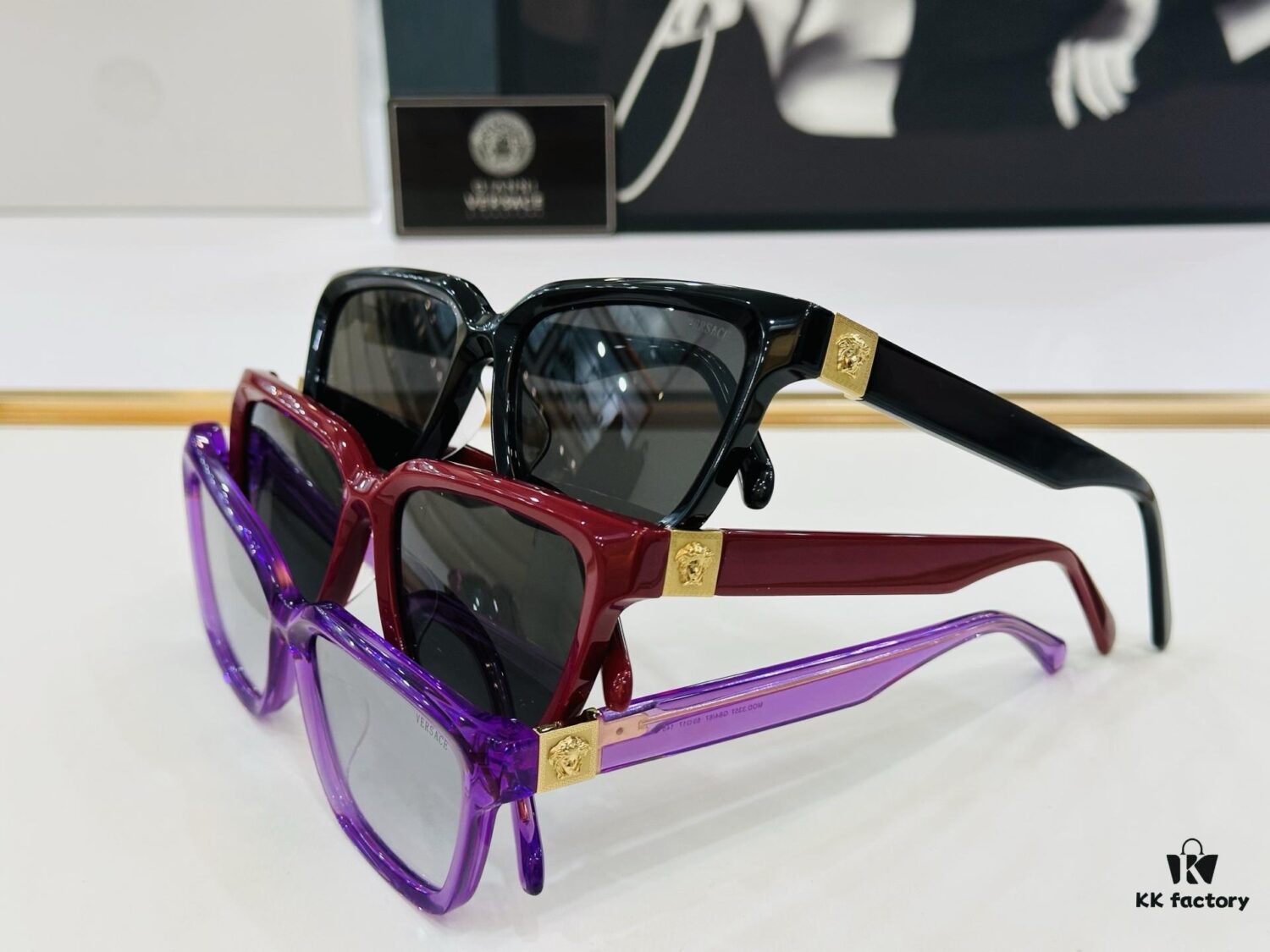 VERSACE Vincy House VE3357 Size 53-17-145 Sunglasses