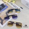 Versace 2025 New Arrival Classic Metal Frameless Men's Sunglasses, Fashionable UV-Protective Driving Shades