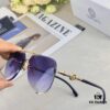 Versace 2025 New Arrival Classic Metal Frameless Men's Sunglasses, Fashionable UV-Protective Driving Shades