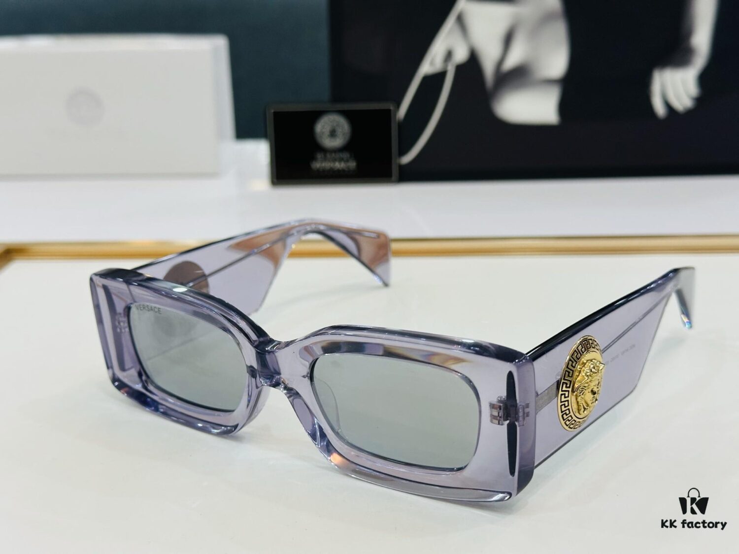 VERSACE VE4474U Unisex Sunglasses, Size 52-20-140
