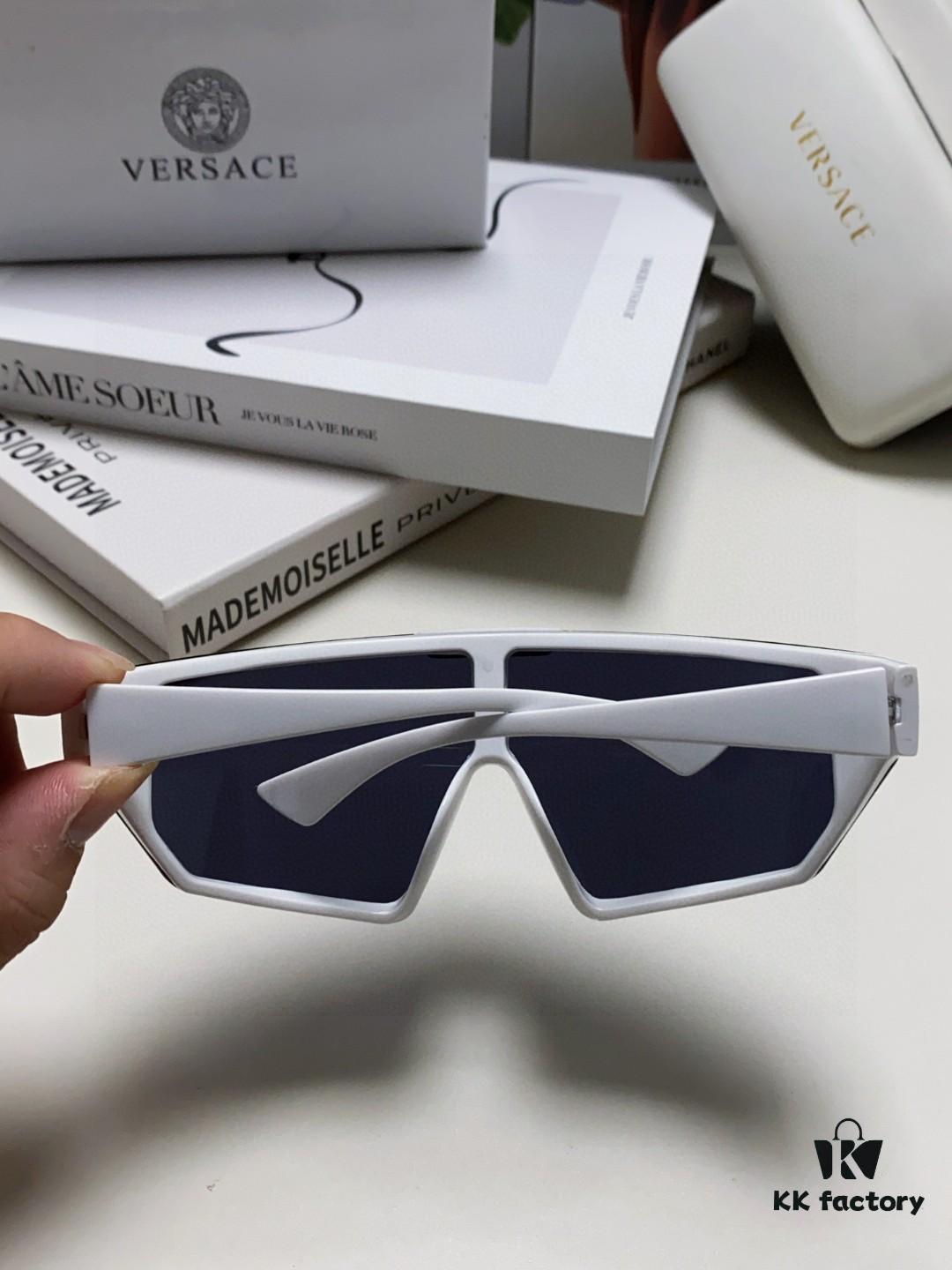 VERSACE Versace [2024 Spring/Summer New Arrival] Unisex Sunglasses, One-Piece Mask-Style Eyewear