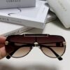 Versace 2024 New Fashion Oversized Letter Sunglasses for Women, UV-Protective One-Piece Tinted Lenses, Unisex Stylish Sun Glasses