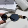 Versace New Retro Oval Sunglasses, Fashionable Unisex Sun Glasses, Celebrity Style