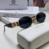 Versace New Retro Oval Sunglasses, Fashionable Unisex Sun Glasses, Celebrity Style