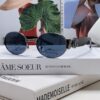 Versace New Retro Oval Sunglasses, Fashionable Unisex Sun Glasses, Celebrity Style
