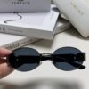 Versace New Retro Oval Sunglasses, Fashionable Unisex Sun Glasses, Celebrity Style
