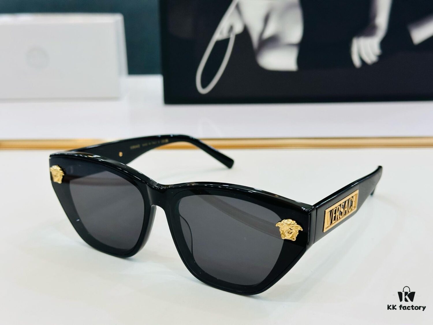 VERSACE VESACE Home VE6754 Sunglasses MOD: 66□14-145 Stylish Eyewear