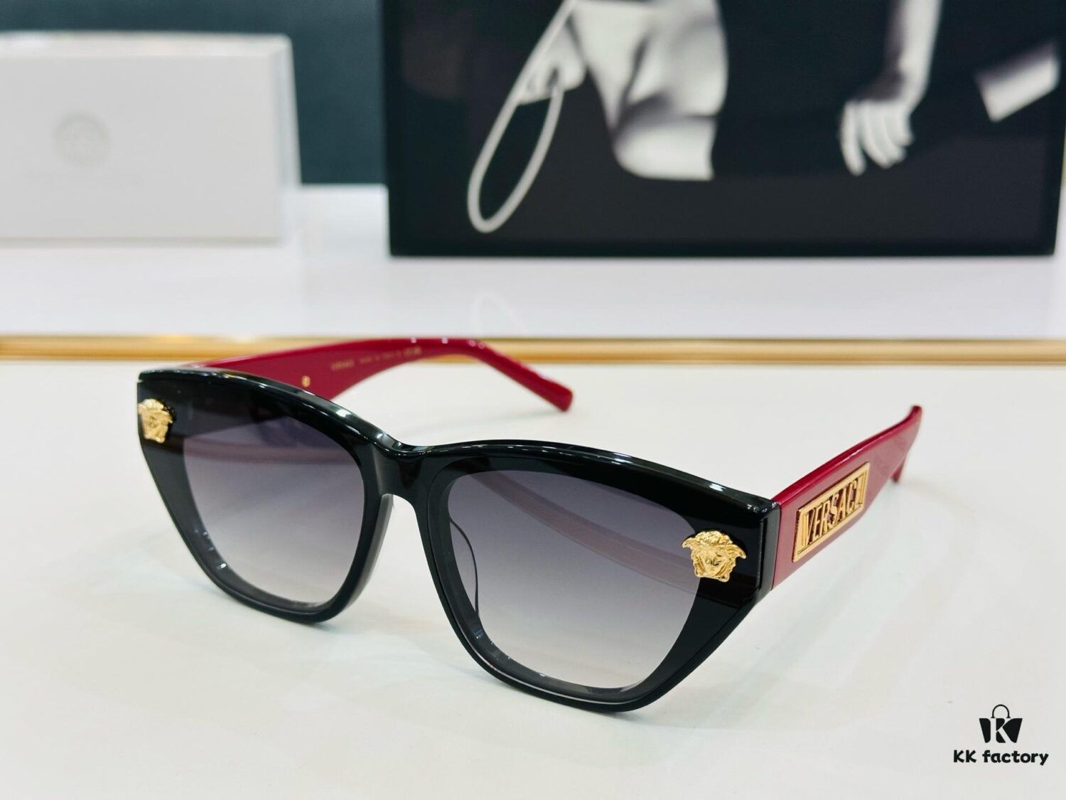 VERSACE VESACE Home VE6754 Sunglasses MOD: 66□14-145 Stylish Eyewear