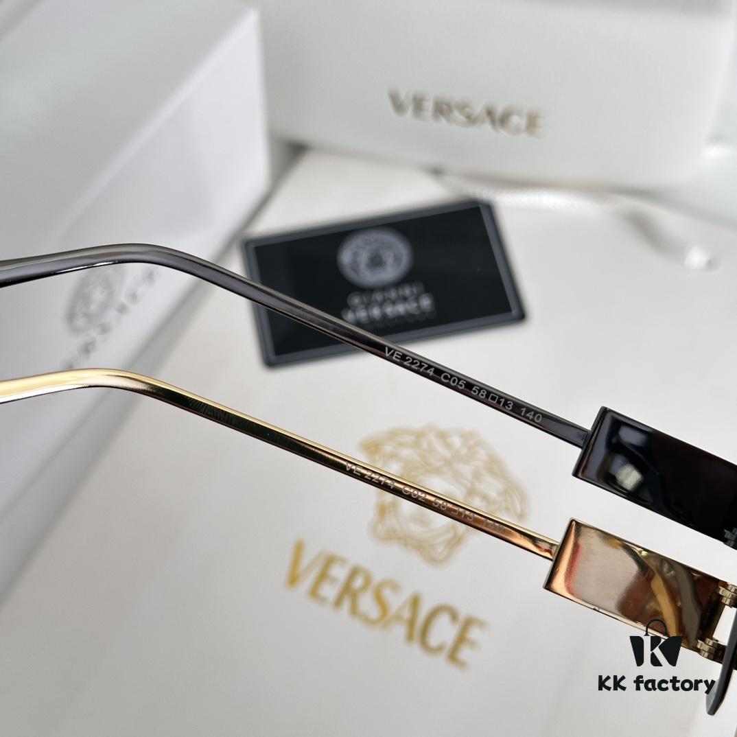 90‼️VERSACE🌟🌟🌟 MODEL: VE2274 🌟🌟🌟 SIZE: 58□13-140 🌟🌟🌟 Eyeglasses Sunglasses