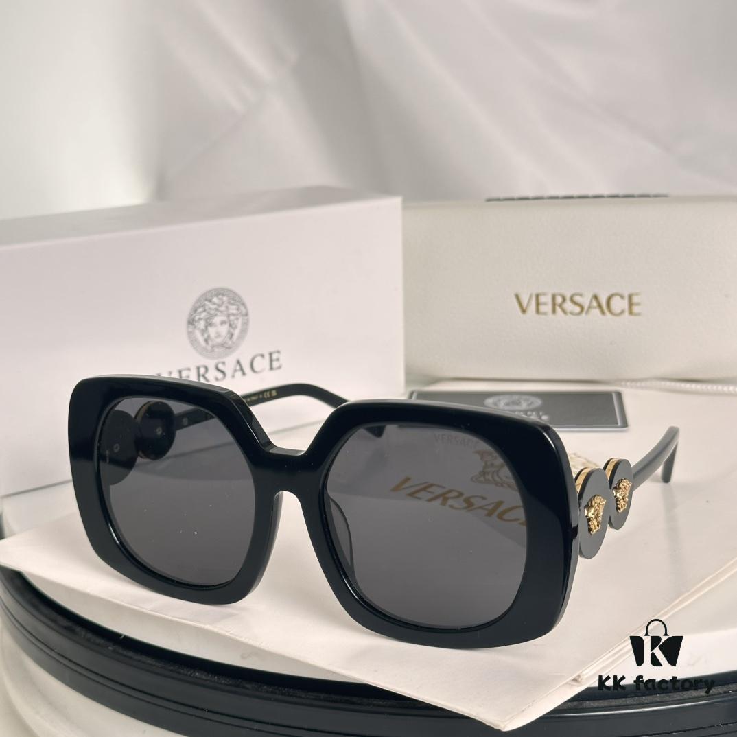 VERSACE New Arrival Official Website Featured Style Italian Design Imported Material Unique Logo Classic Design Unisex Stylish Comfortable Sunglasses Model VE4434