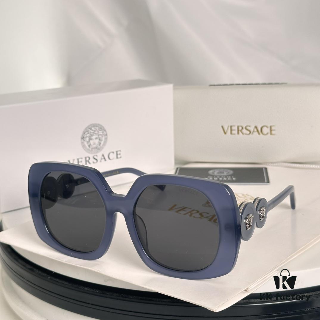 VERSACE New Arrival Official Website Featured Style Italian Design Imported Material Unique Logo Classic Design Unisex Stylish Comfortable Sunglasses Model VE4434