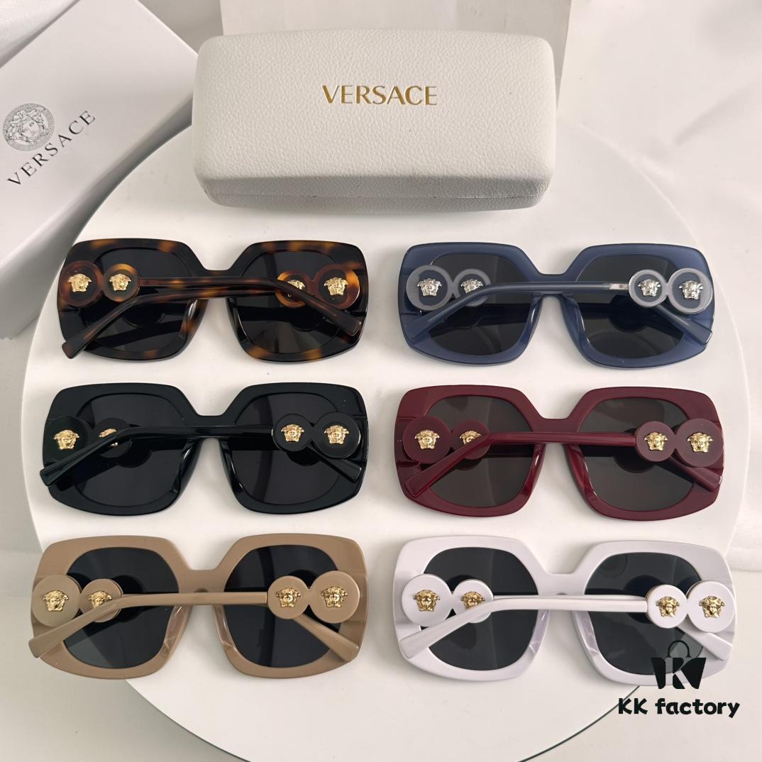 VERSACE New Arrival Official Website Featured Style Italian Design Imported Material Unique Logo Classic Design Unisex Stylish Comfortable Sunglasses Model VE4434