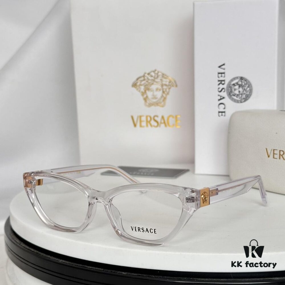 Versac* Fansi VE3356, SIZE: 55-16-145, Elevate Your Fashion Sense with Bold and Stylish Sunglasses Featuring Versac* Logo on Temples