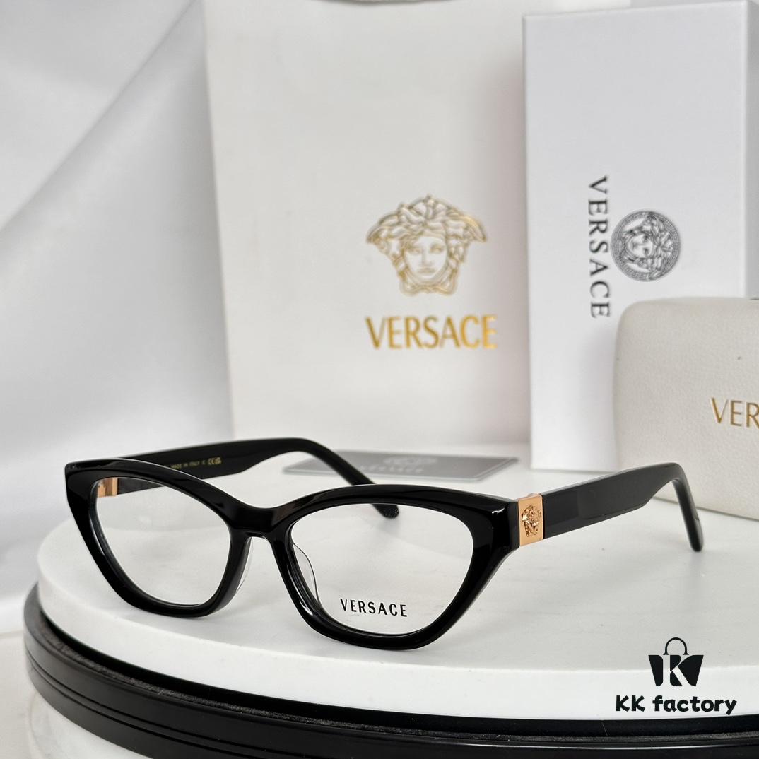 Versac* Fansi VE3356, SIZE: 55-16-145, Elevate Your Fashion Sense with Bold and Stylish Sunglasses Featuring Versac* Logo on Temples