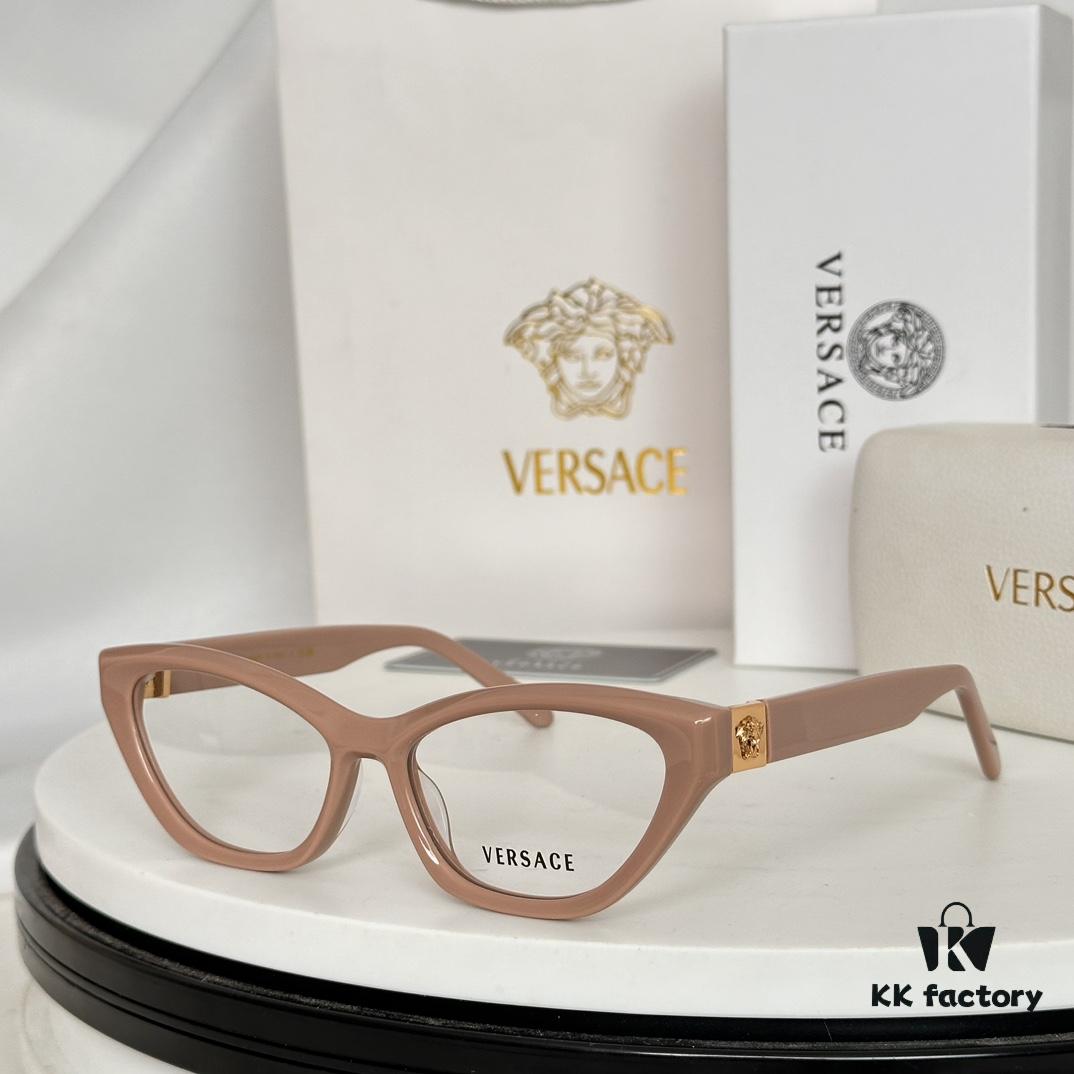 Versac* Fansi VE3356, SIZE: 55-16-145, Elevate Your Fashion Sense with Bold and Stylish Sunglasses Featuring Versac* Logo on Temples
