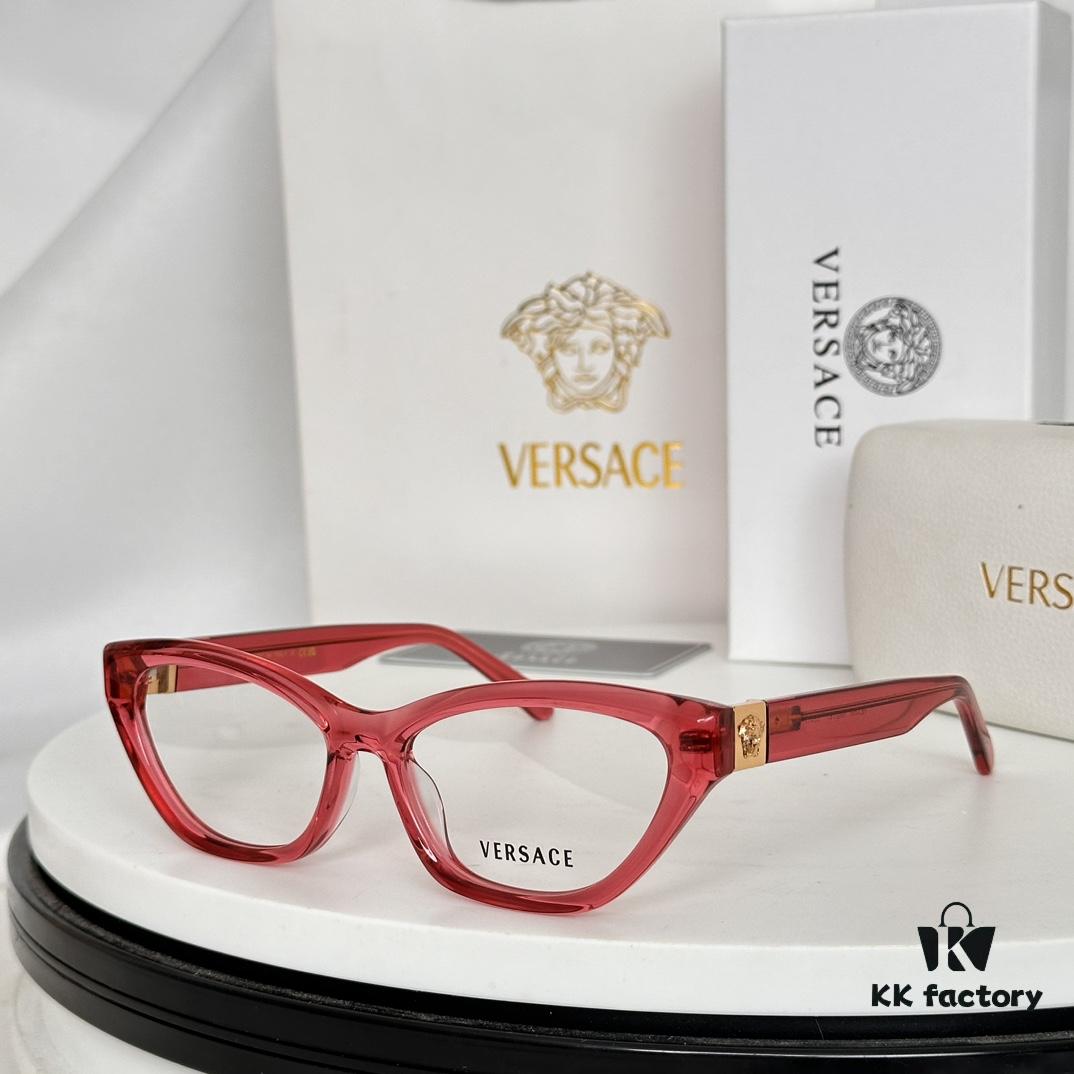 Versac* Fansi VE3356, SIZE: 55-16-145, Elevate Your Fashion Sense with Bold and Stylish Sunglasses Featuring Versac* Logo on Temples