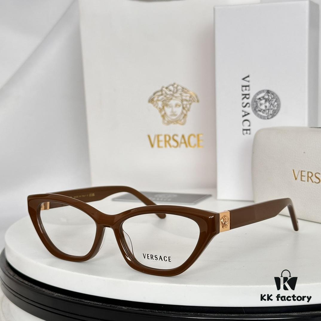 Versac* Fansi VE3356, SIZE: 55-16-145, Elevate Your Fashion Sense with Bold and Stylish Sunglasses Featuring Versac* Logo on Temples