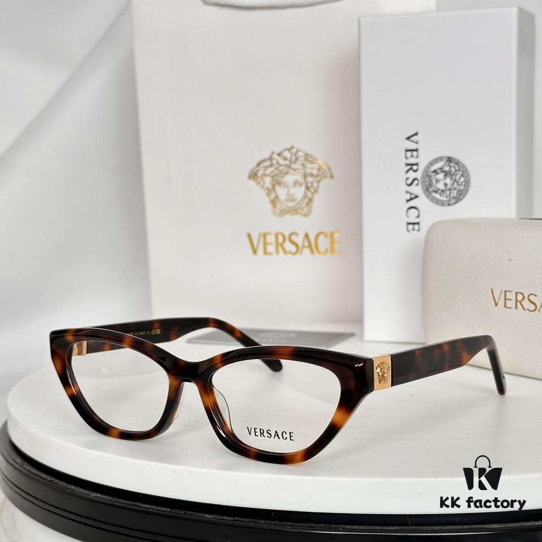 Versac* Fansi VE3356, SIZE: 55-16-145, Elevate Your Fashion Sense with Bold and Stylish Sunglasses Featuring Versac* Logo on Temples