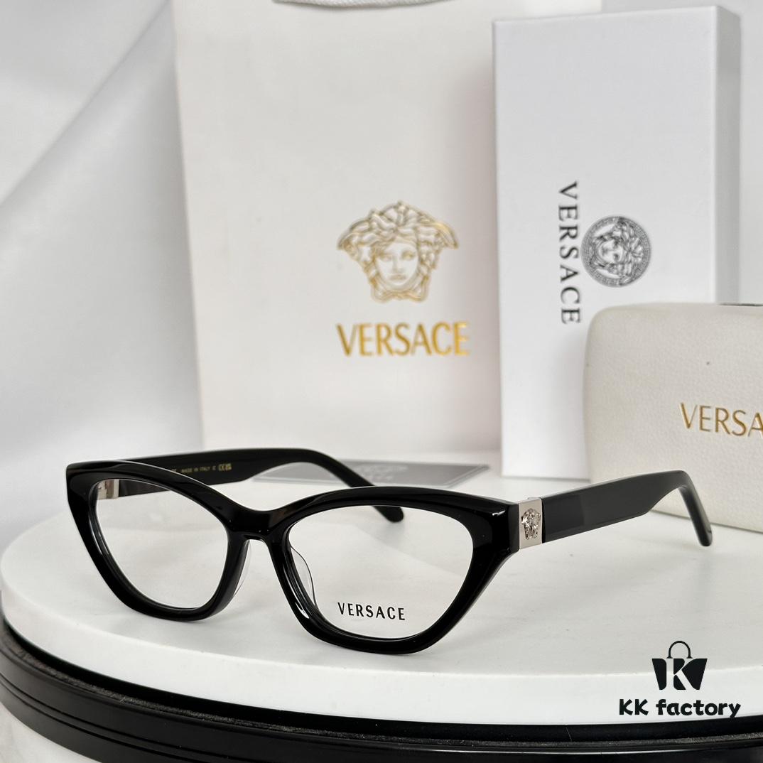 Versac* Fansi VE3356, SIZE: 55-16-145, Elevate Your Fashion Sense with Bold and Stylish Sunglasses Featuring Versac* Logo on Temples