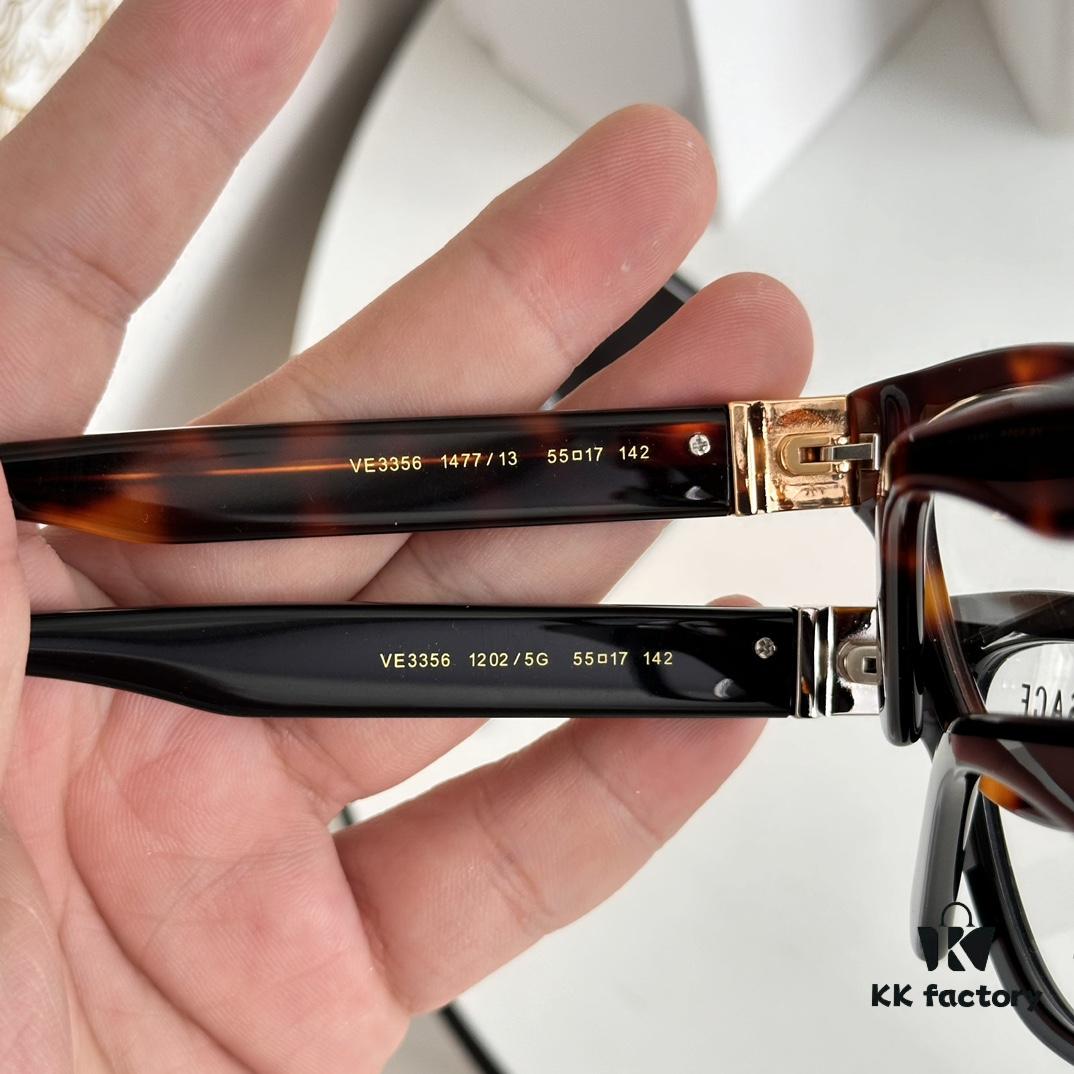 Versac* Fansi VE3356, SIZE: 55-16-145, Elevate Your Fashion Sense with Bold and Stylish Sunglasses Featuring Versac* Logo on Temples