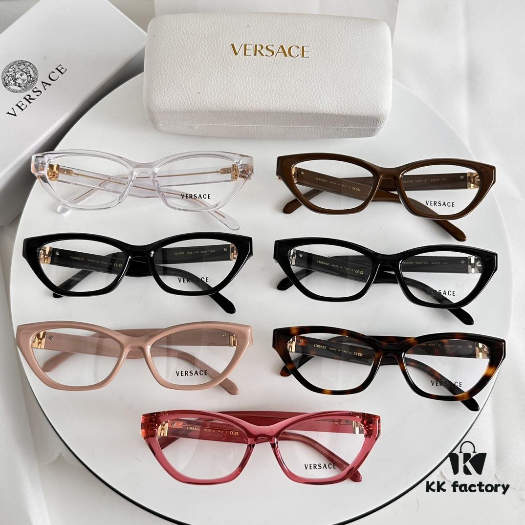 Versac* Fansi VE3356, SIZE: 55-16-145, Elevate Your Fashion Sense with Bold and Stylish Sunglasses Featuring Versac* Logo on Temples