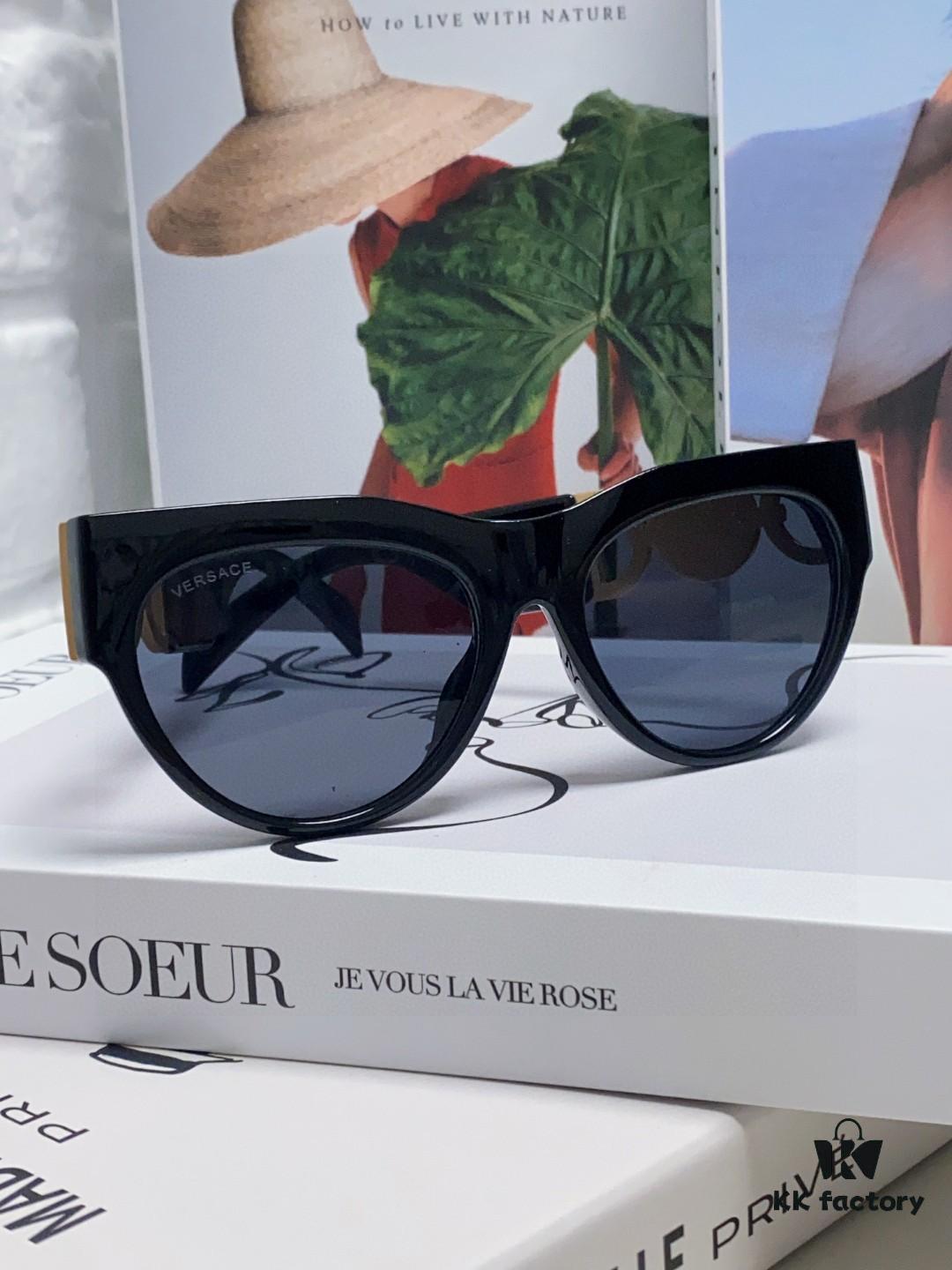VERSACE Versace 2024 New Arrival Unisex Trendy Sunglasses Stylish UV Protection Sunglasses Korean Fashion Celebrity Style