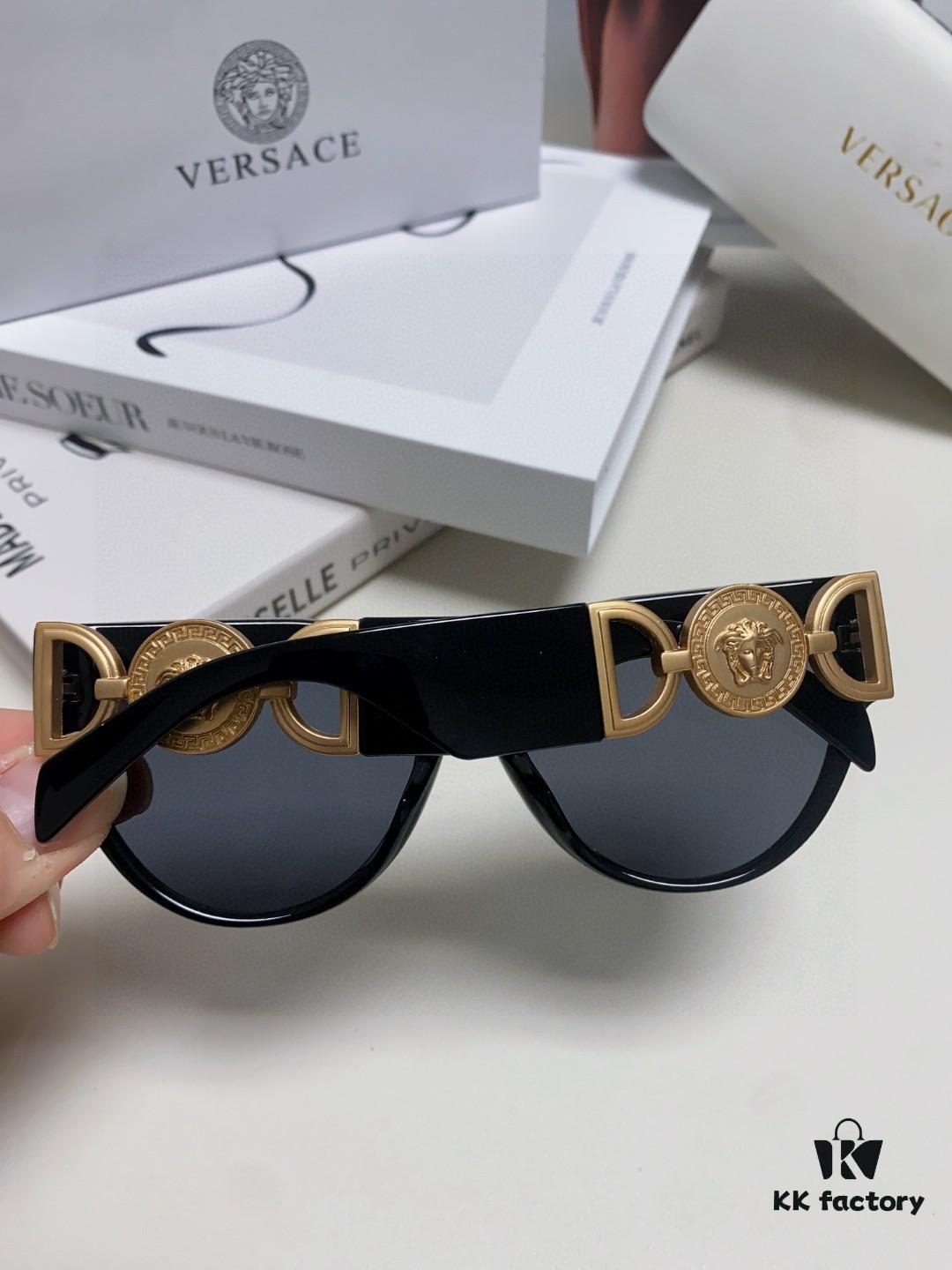 VERSACE Versace 2024 New Arrival Unisex Trendy Sunglasses Stylish UV Protection Sunglasses Korean Fashion Celebrity Style