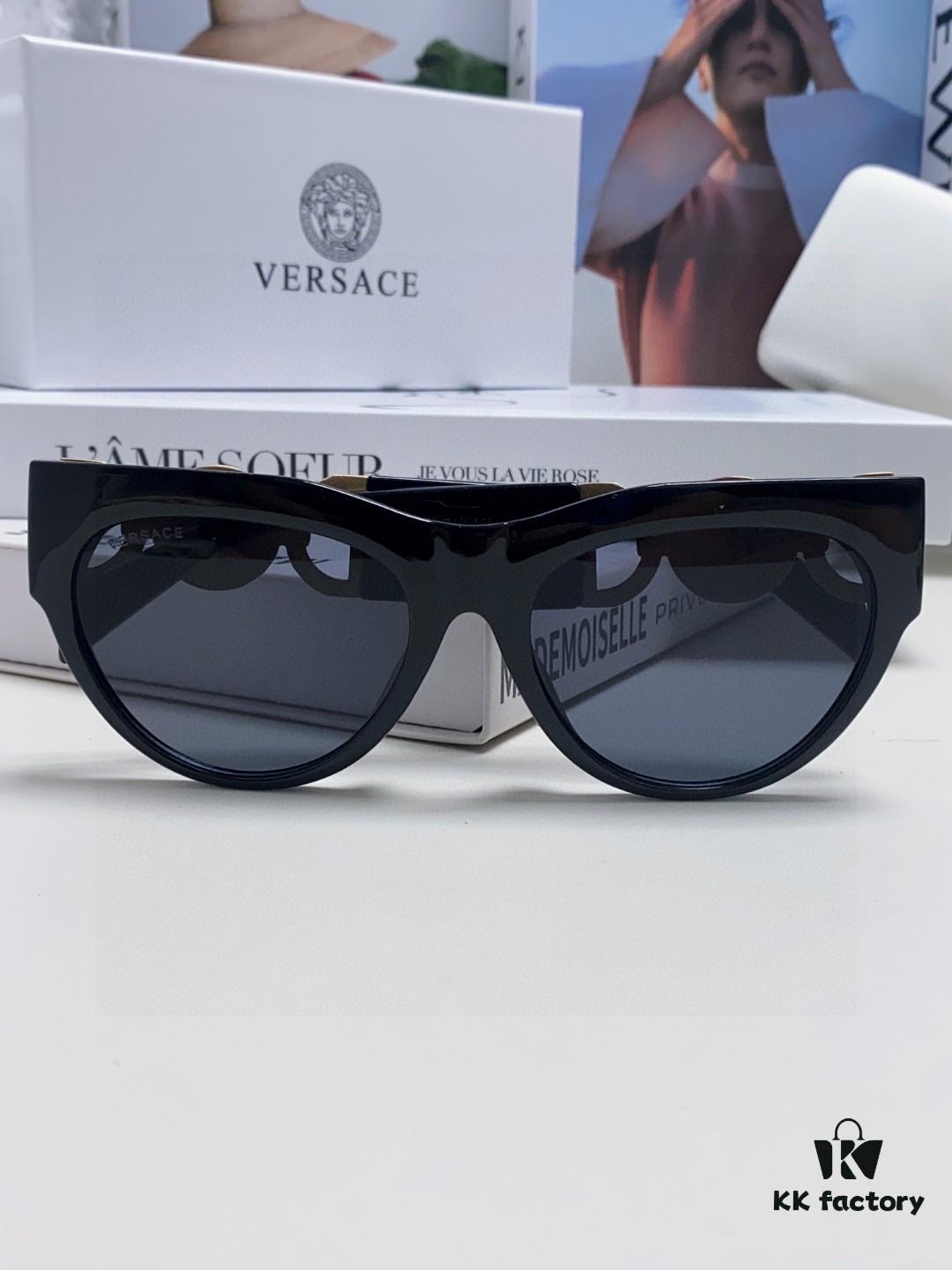 VERSACE Versace 2024 New Arrival Unisex Trendy Sunglasses Stylish UV Protection Sunglasses Korean Fashion Celebrity Style