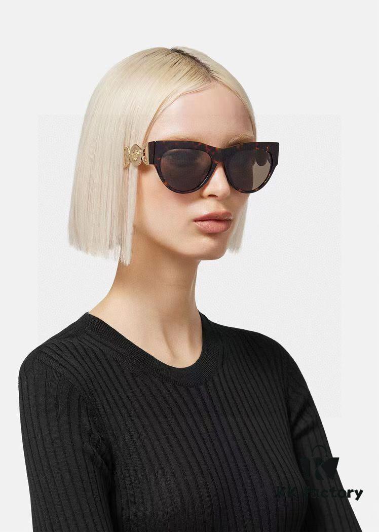 VERSACE Versace 2024 New Arrival Unisex Trendy Sunglasses Stylish UV Protection Sunglasses Korean Fashion Celebrity Style