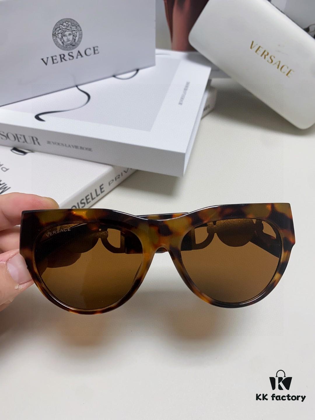 VERSACE Versace 2024 New Arrival Unisex Trendy Sunglasses Stylish UV Protection Sunglasses Korean Fashion Celebrity Style