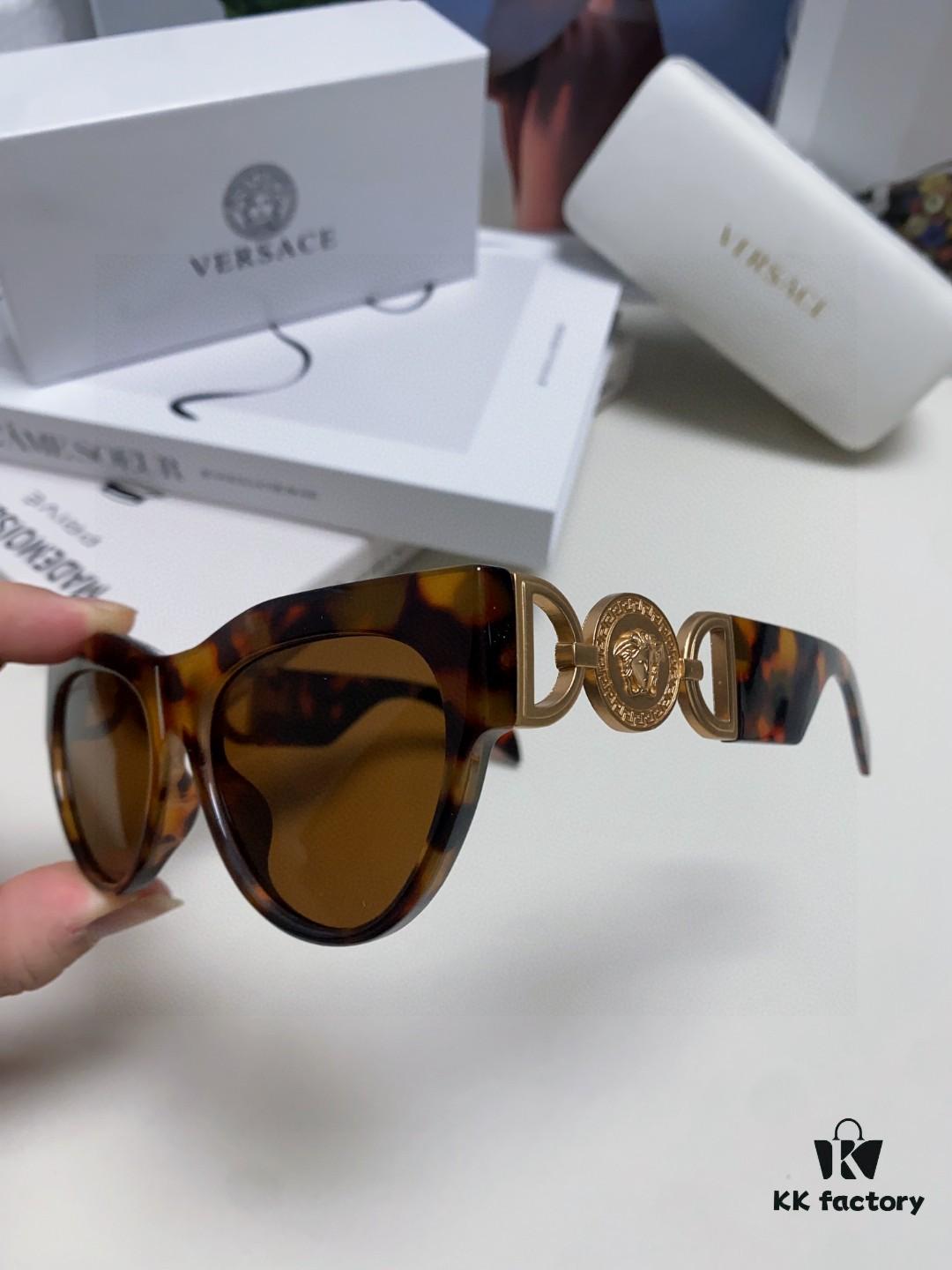 VERSACE Versace 2024 New Arrival Unisex Trendy Sunglasses Stylish UV Protection Sunglasses Korean Fashion Celebrity Style