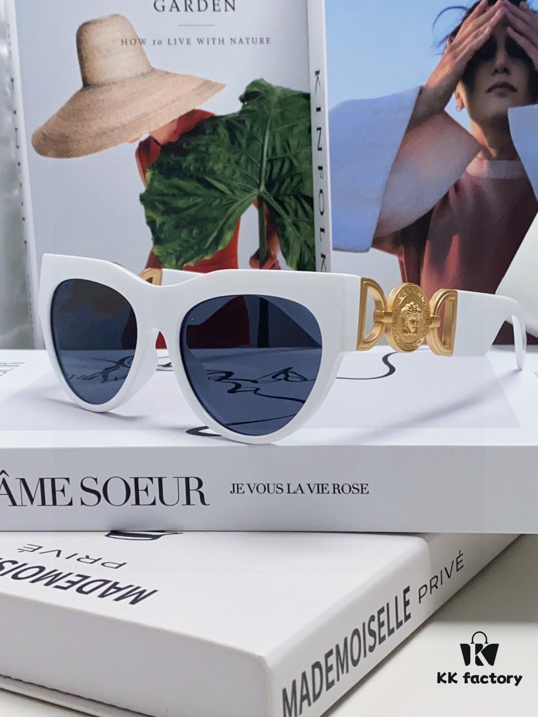 VERSACE 2024 New Arrival Unisex Trendy Sunglasses Stylish UV Protection Shades Fashionable Korean Style Celebrity-Inspired Sun Glasses