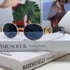 Versace New Retro Oval Sunglasses, Fashionable Unisex Sun Glasses, European and American Celebrity Style Shades