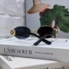 Versace New Retro Oval Sunglasses, Fashionable Unisex Sun Glasses, European and American Celebrity Style Shades