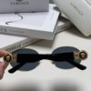 Versace New Retro Oval Sunglasses, Fashionable Unisex Sun Glasses, European and American Celebrity Style Shades