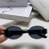 Versace New Retro Oval Sunglasses, Fashionable Unisex Sun Glasses, Celebrity Style