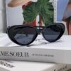 Versace VE4433 Cat-Eye Sunglasses with Oval Frame, Trendy Unisex Sun Glasses for Summer Travel