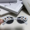Versace Oval Cat-Eye Sunglasses VE4433, Fashionable Unisex Design, Stylish Summer Travel Sunglasses with Gold Frame