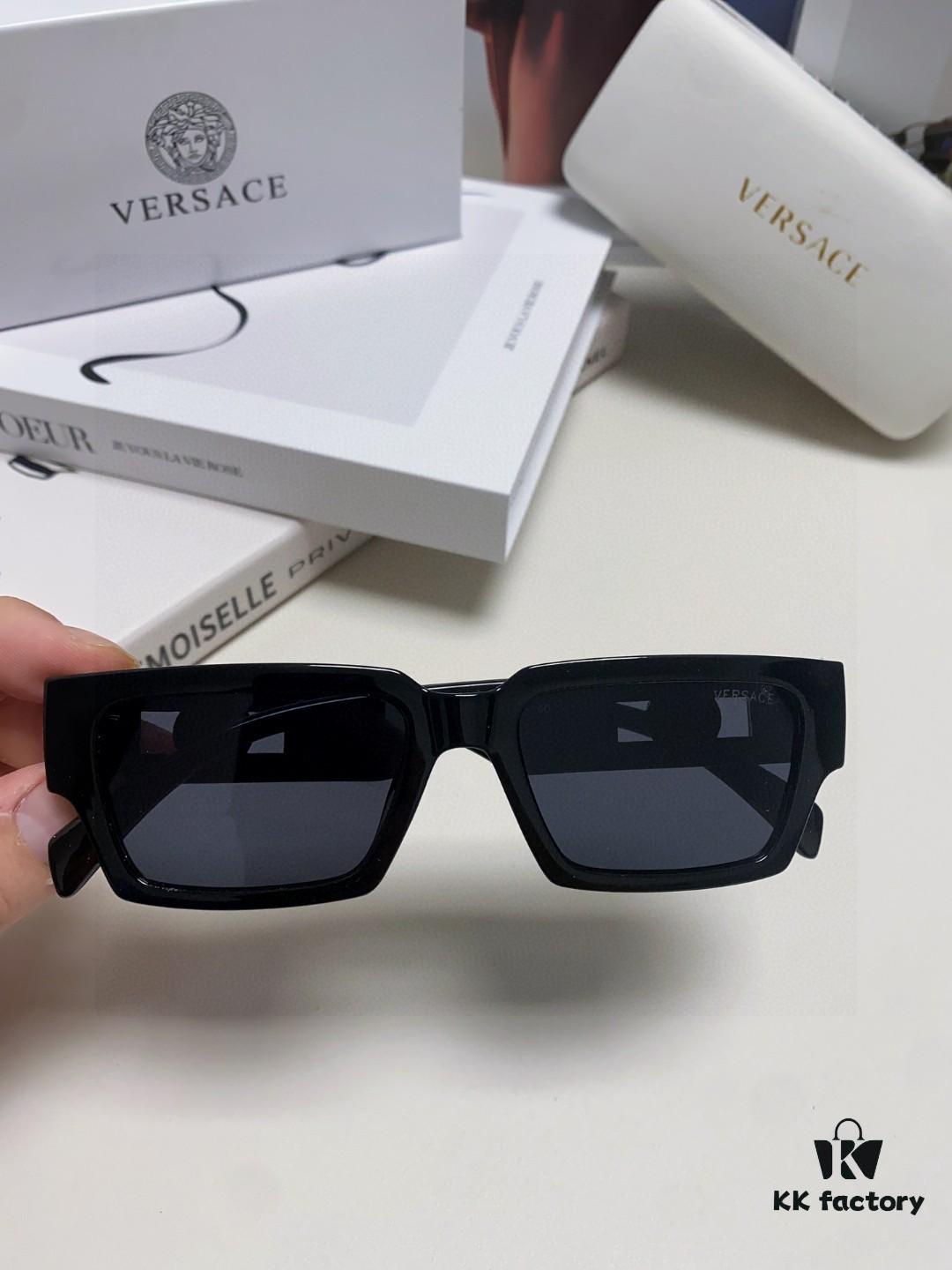 Versace 2024 New Arrivals Trendy Sunglasses for Women, Stylish Instagram-Worthy Unisex Hip-Hop Fashion Sunglasses for Men and Couples