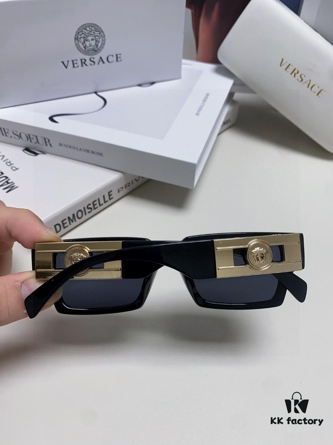 Versace 2024 New Arrivals Trendy Sunglasses for Women, Stylish Instagram-Worthy Unisex Hip-Hop Fashion Sunglasses for Men and Couples