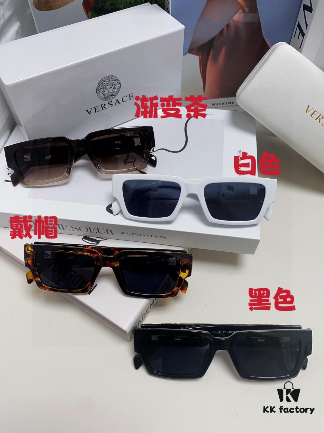 Versace 2024 New Arrivals Trendy Sunglasses for Women, Stylish Instagram-Worthy Unisex Hip-Hop Fashion Sunglasses for Men and Couples