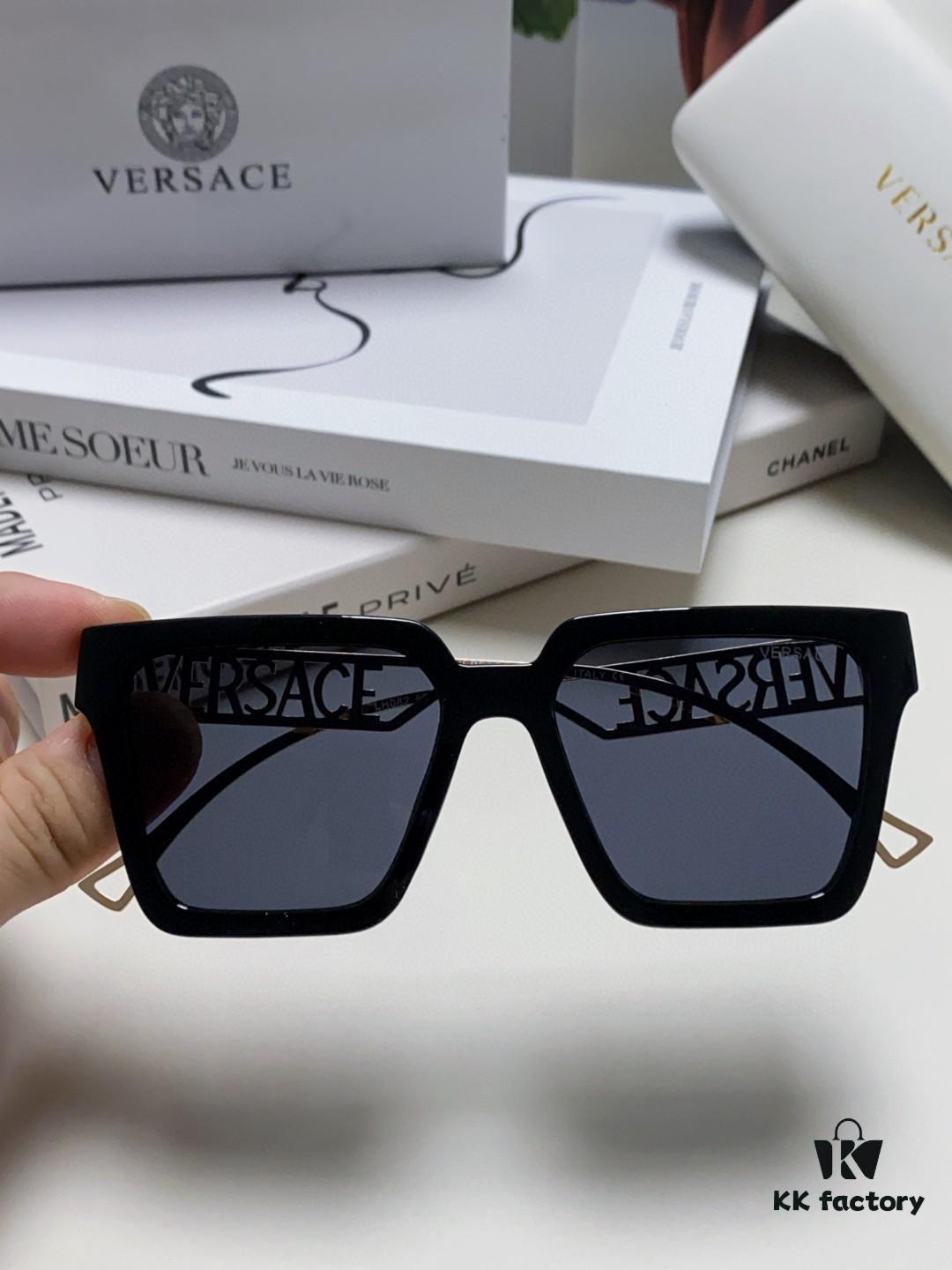 VERSACE Versace New Arrival 🎉 Popular Recommended Style, Italian Design, Imported Material Construction [Strong] Unique Logo Classic Design [Leisure] Simple and Elegant Unisex Eyewear Sunglasses VE4431