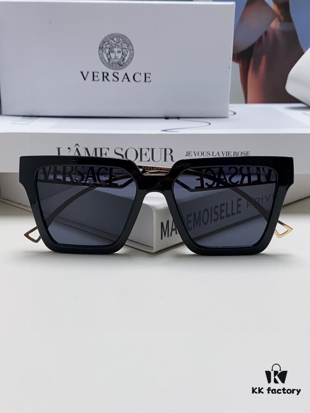 VERSACE Versace New Arrival 🎉 Popular Recommended Style, Italian Design, Imported Material Construction [Strong] Unique Logo Classic Design [Leisure] Simple and Elegant Unisex Eyewear Sunglasses VE4431